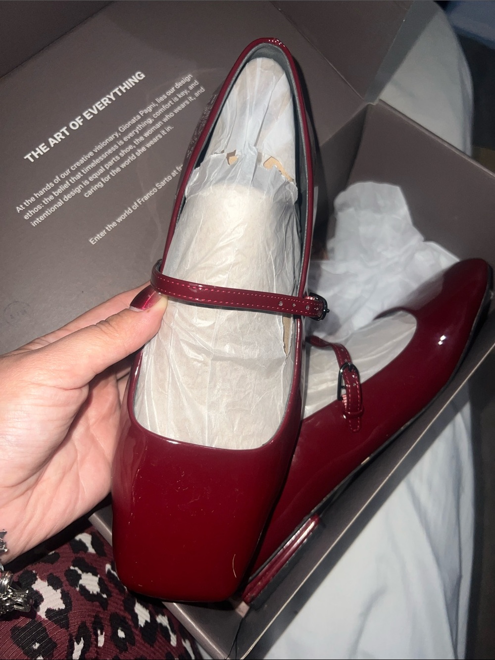 Franco Sarto Mary Jane Flats - Picture 3 of 4